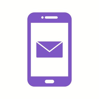 Eşsiz Mesajlaşma Uygulaması Vektör Kabartma Simgesi