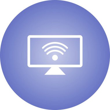 İnternet Vektör Kabartması Simgesinde Eşsiz Haberler