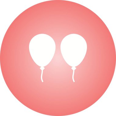 Eşsiz Balonlar Vektör Kabartma Simgesi