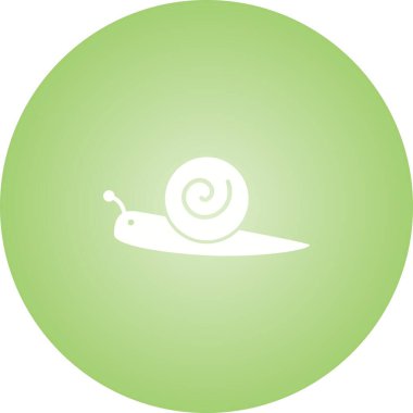 Eşsiz Salyangoz Kabartma Vektör Simgesi