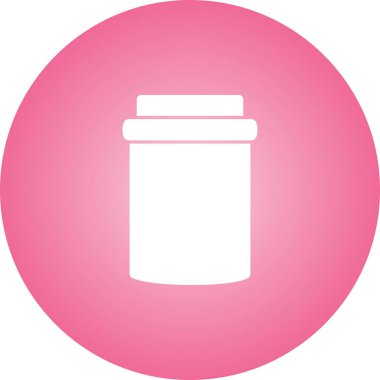 Benzersiz Reçel Şişe Vektörü Kabartma Simgesi