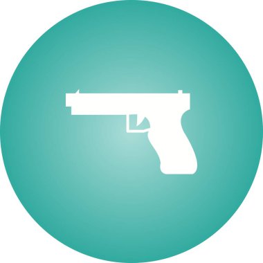 Eşsiz Silah Vektörü Kabartma Simgesi