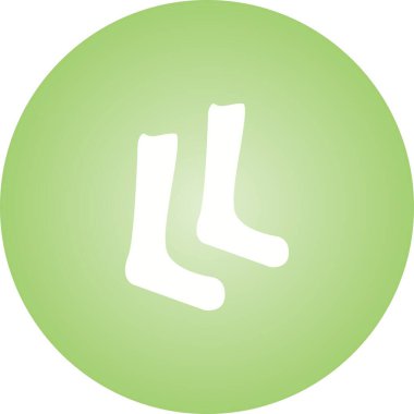 Eşsiz Çorap Vektörü Kabartma Simgesi