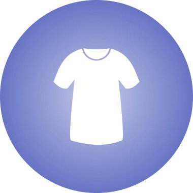 Eşsiz T-Shirt Vektör Kabartma Simgesi