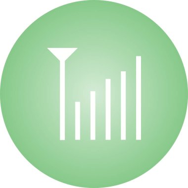 Benzersiz Sinyal Vektörü Kabartma Simgesi