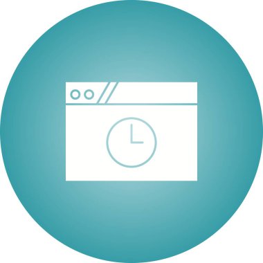 Eşsiz Zaman aşımı Vektör Kabartma Simgesi