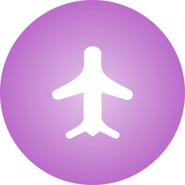 Eşsiz Uçak Modu Vektör Kabartma Simgesi