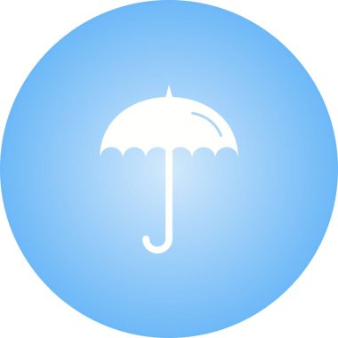 Eşsiz Şemsiye Vektör Kabartma Simgesi