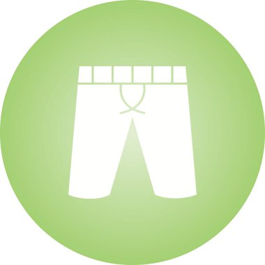 Benzersiz Shorts Vektör Kabartma Simgesi
