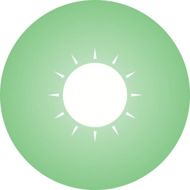 Eşsiz Güneş Vektörü Kabartma Simgesi