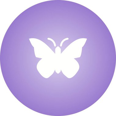 Eşsiz Kelebek Vektör Kabartma Simgesi