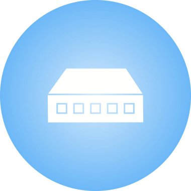 Eşsiz Ağ Değiştirme Vektörü Kabartma Simgesi