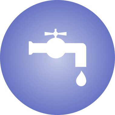 Eşsiz Su Tıklama Vektörü Kabartma Simgesi