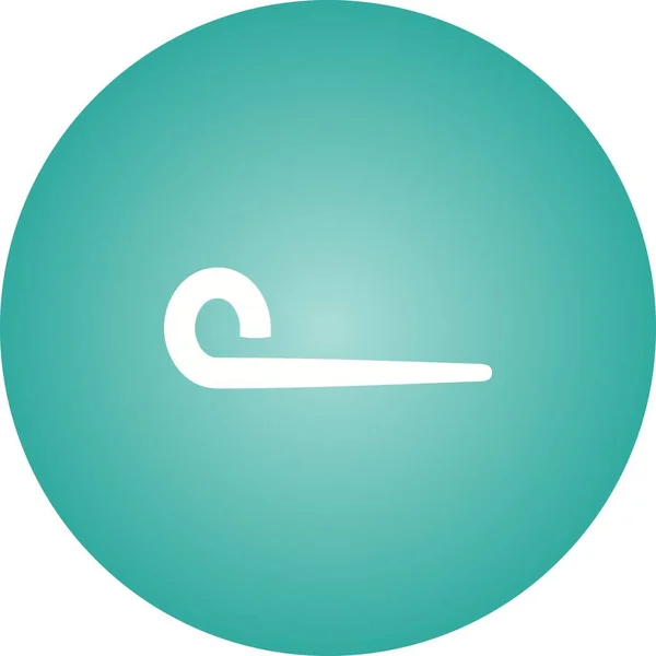 Glyphe Unique Glower Vector Icon — Image vectorielle
