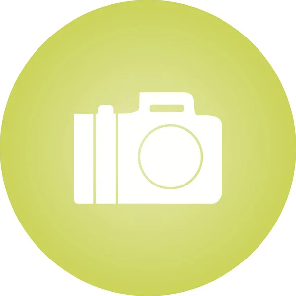 Icona Unica Della Fotocamera Glyph Vector — Vettoriale Stock