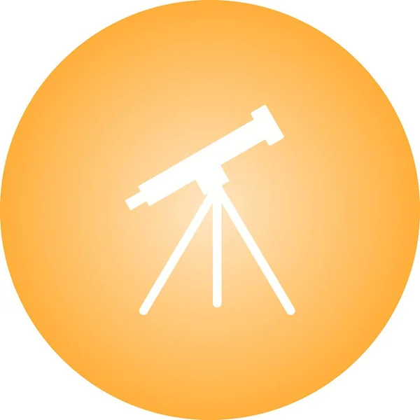 Eşsiz Teleskop Vektör Kabartma Simgesi — Stok Vektör