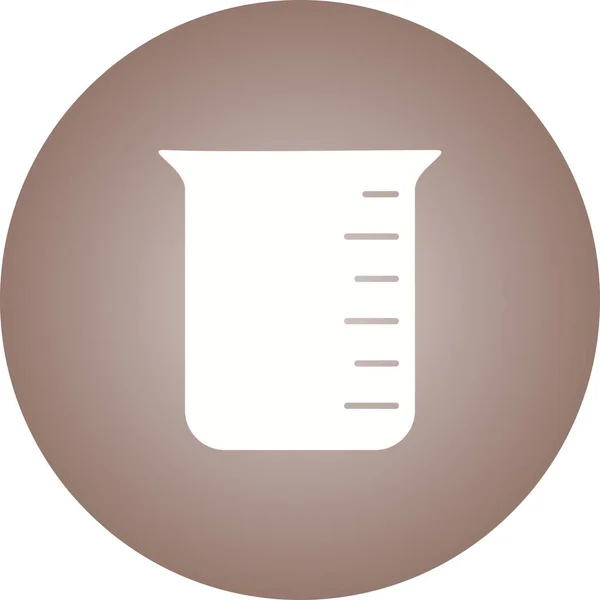 Medida Única Chemical Vector Glyph Icon —  Vetores de Stock