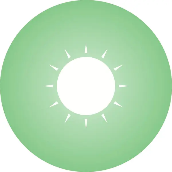 Унікальний Вектор Сонця Гліф Ікон — стоковий вектор