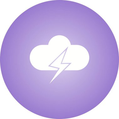 Eşsiz Bulut Vektörü Kabartma Simgesi