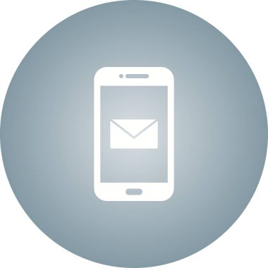 Eşsiz Mesajlaşma Uygulaması Vektör Kabartma Simgesi