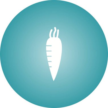 Eşsiz Turp Vektörü Kabartma Simgesi