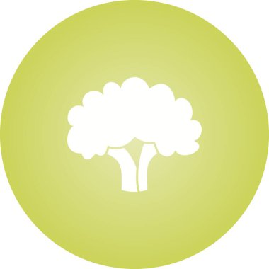 Eşsiz Karnabahar Vektör Kabartma Simgesi