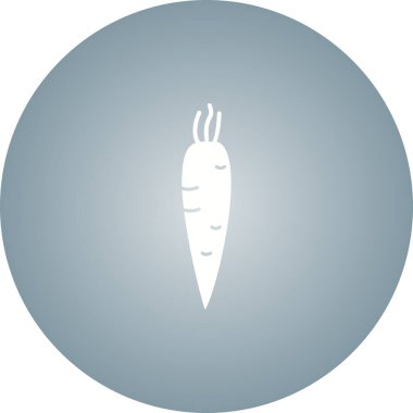 Eşsiz Havuç Vektörü Kabartma Simgesi