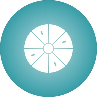 Eşsiz Limon Vektörü Kabartma Simgesi