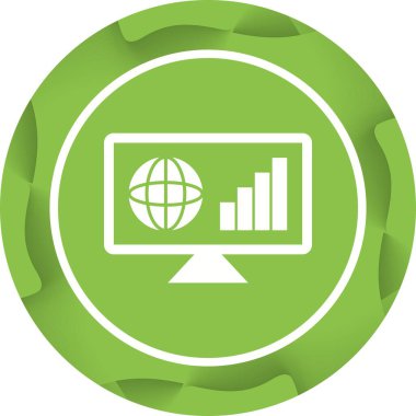 Eşsiz İş Haberleri Vektörü Glyph Simgesi