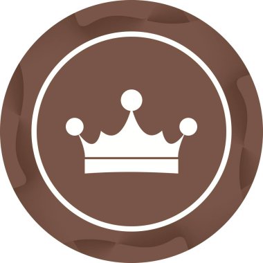 Eşsiz Kral Crown Vektör Sembolü