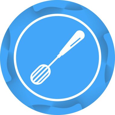 Benzersiz El Dövücü Kabartma Vektör Simgesi