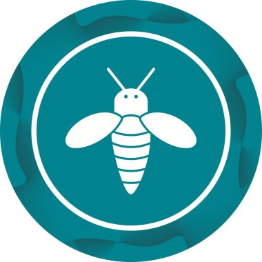 Eşsiz Bal Arısı Vektör Kabartma Simgesi