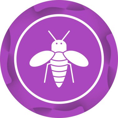 Eşsiz Bal Arısı Vektör Kabartma Simgesi