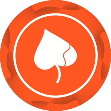 Eşsiz Kırık Yaprak Vektör Sembolü Simgesi