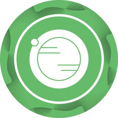 Eşsiz Yörünge Vektörü Kabartma Simgesi