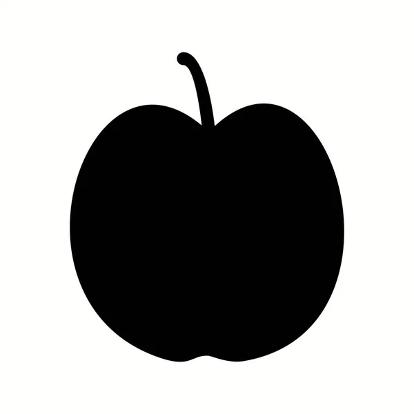 Икона Яблочный Вектор — стоковый вектор