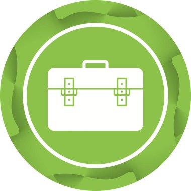 Eşsiz Evrak Çantası Vektör Kabartma Simgesi