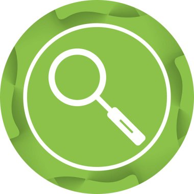 Eşsiz Arama Vektörü Kabartma Simgesi