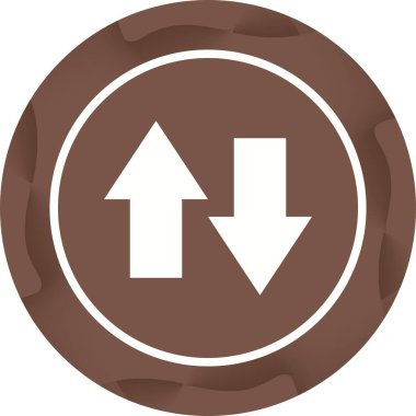 Eşsiz Veri Bağlantısı Vektör Kabartma Simgesi