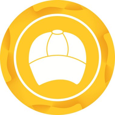 Eşsiz Cap Vektör Kabartma Simgesi