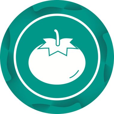 Eşsiz Domates Vektörü Kabartma Simgesi