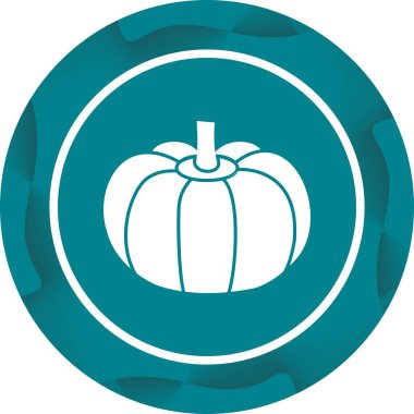 Eşsiz Kabak Vektörü Kabartma Simgesi