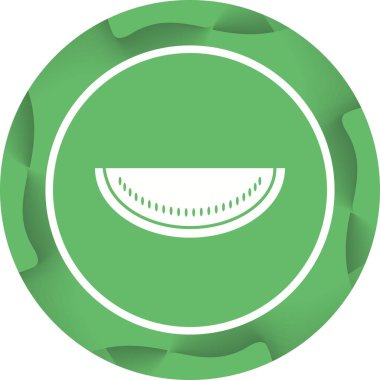 Eşsiz Karpuz Vektör Kabartma Simgesi