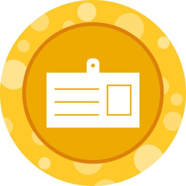 Eşsiz Geçiş Kart Vektörü Kabartma Simgesi