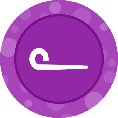 Eşsiz Parti Parlak Vektör Kabartma Simgesi