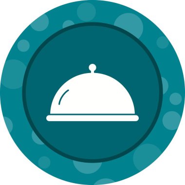 Eşsiz Kaplanmış Gıda Vektörü Şekil Simgesi