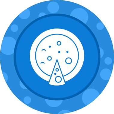 Eşsiz Pizza Vektörü Kabartma Simgesi