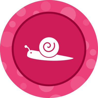 Eşsiz Salyangoz Kabartma Vektör Simgesi