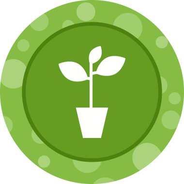 Eşsiz Bitki Vektörü Kabartma Simgesi