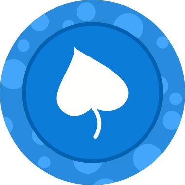 Benzersiz Yaprak I Vektör Kabartma Simgesi